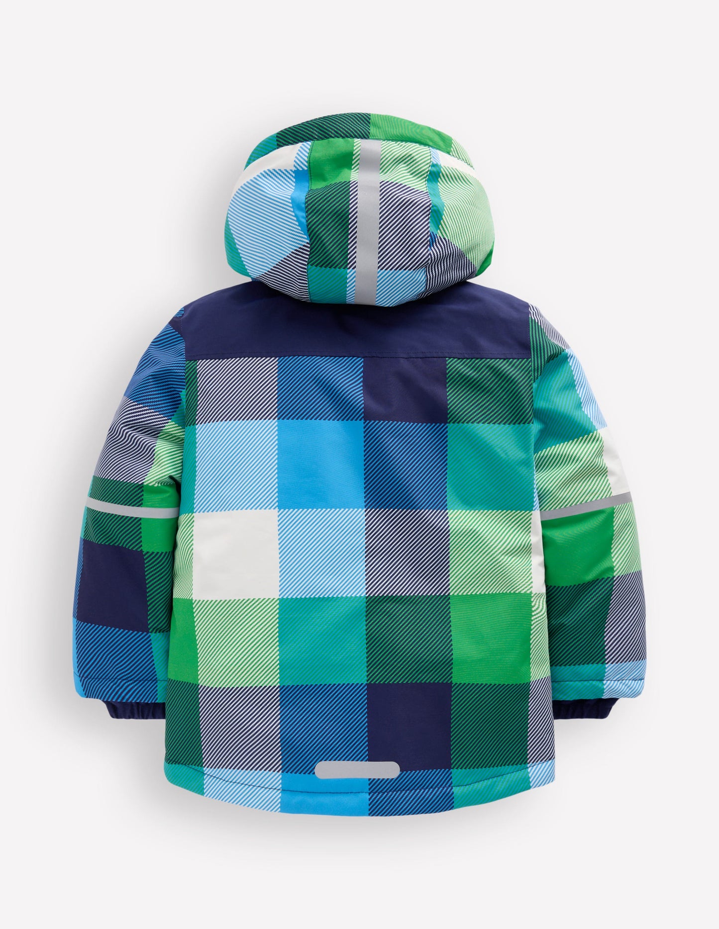 All-weather Waterproof Coat-Green Check