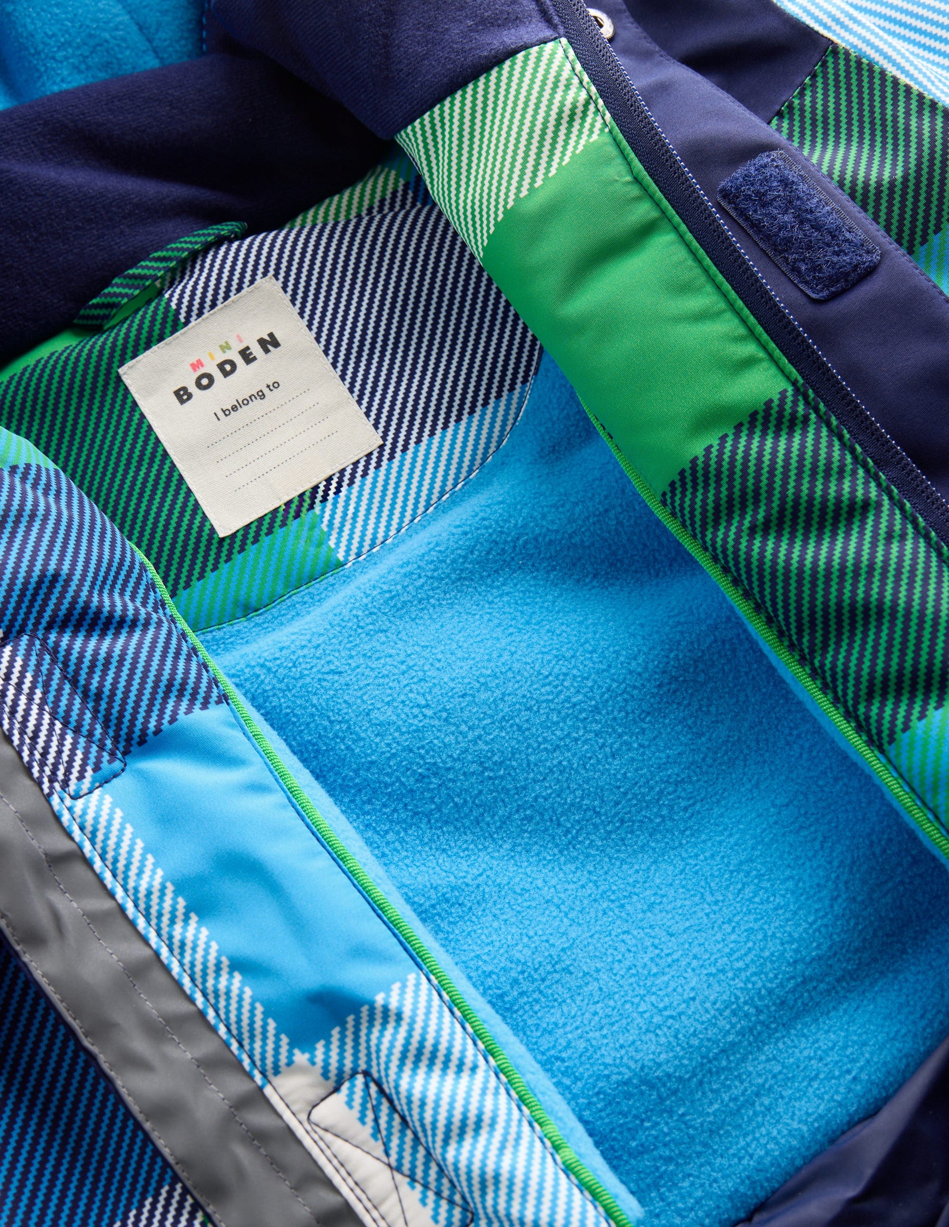 All-weather Waterproof Coat-Green Check-5