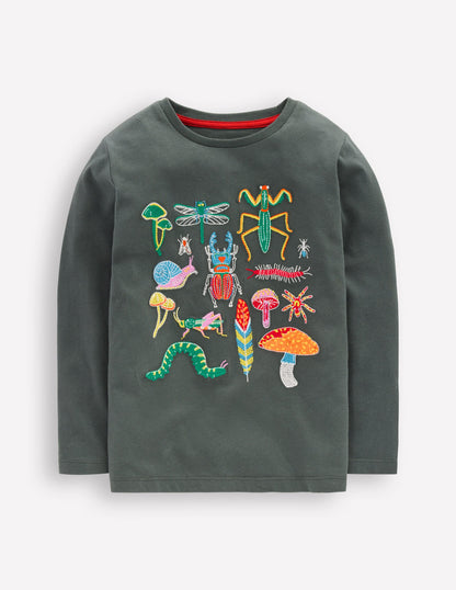 Glow Superstitch T-shirt-Smoke Insects-1