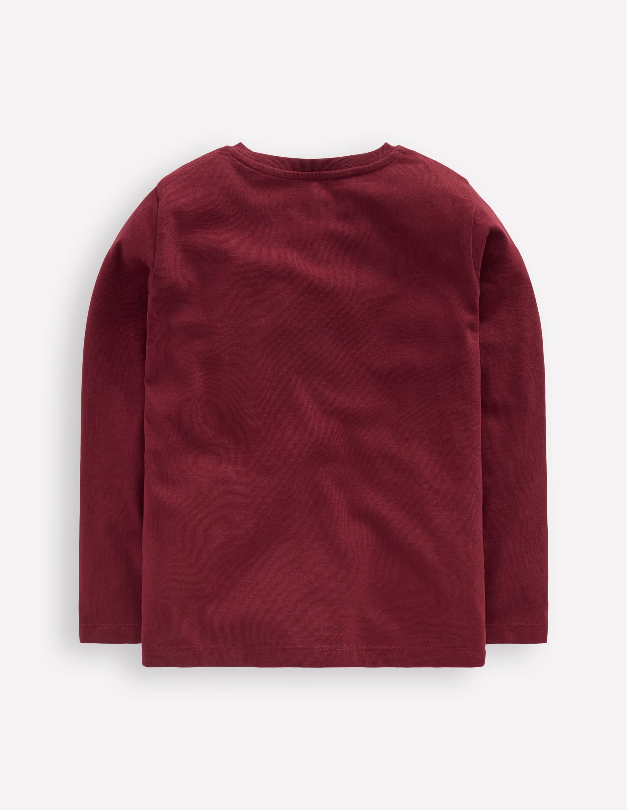 Zip Detail Appliqué T-shirt-Port Reindeer - Image 2