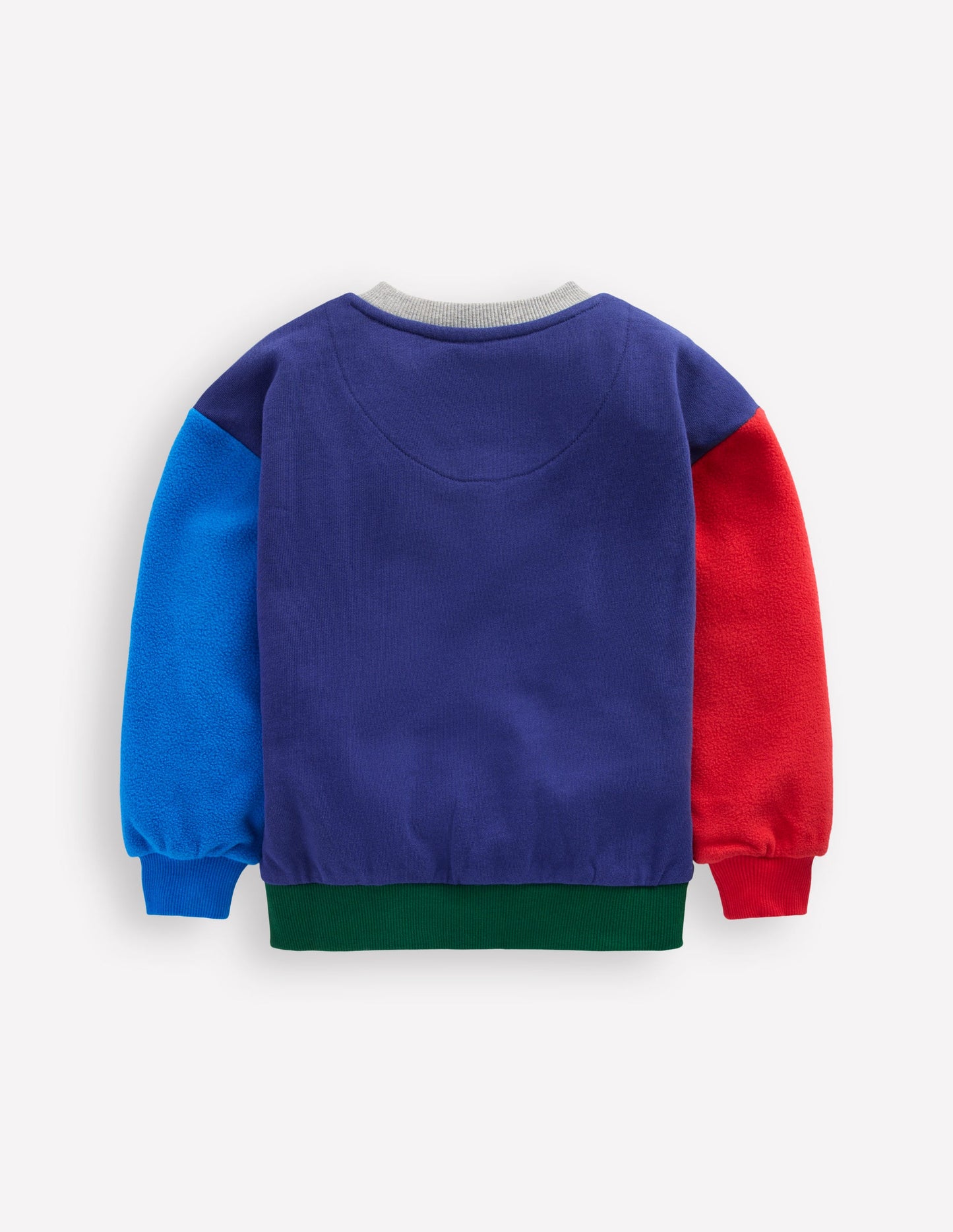 Colourblock Sweatshirt-Blue Colourblock