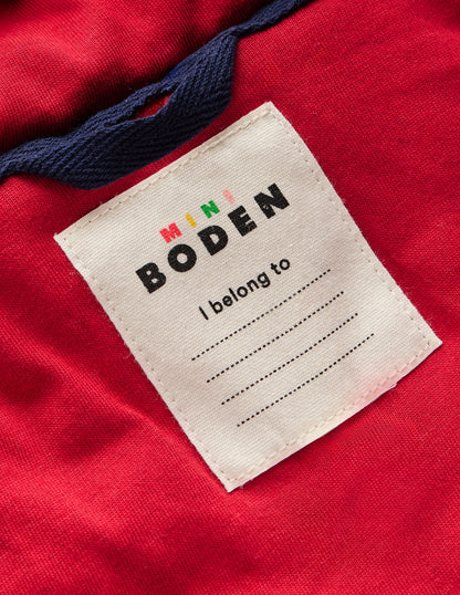 Borg Duffle Coat-Navy Gingham-5