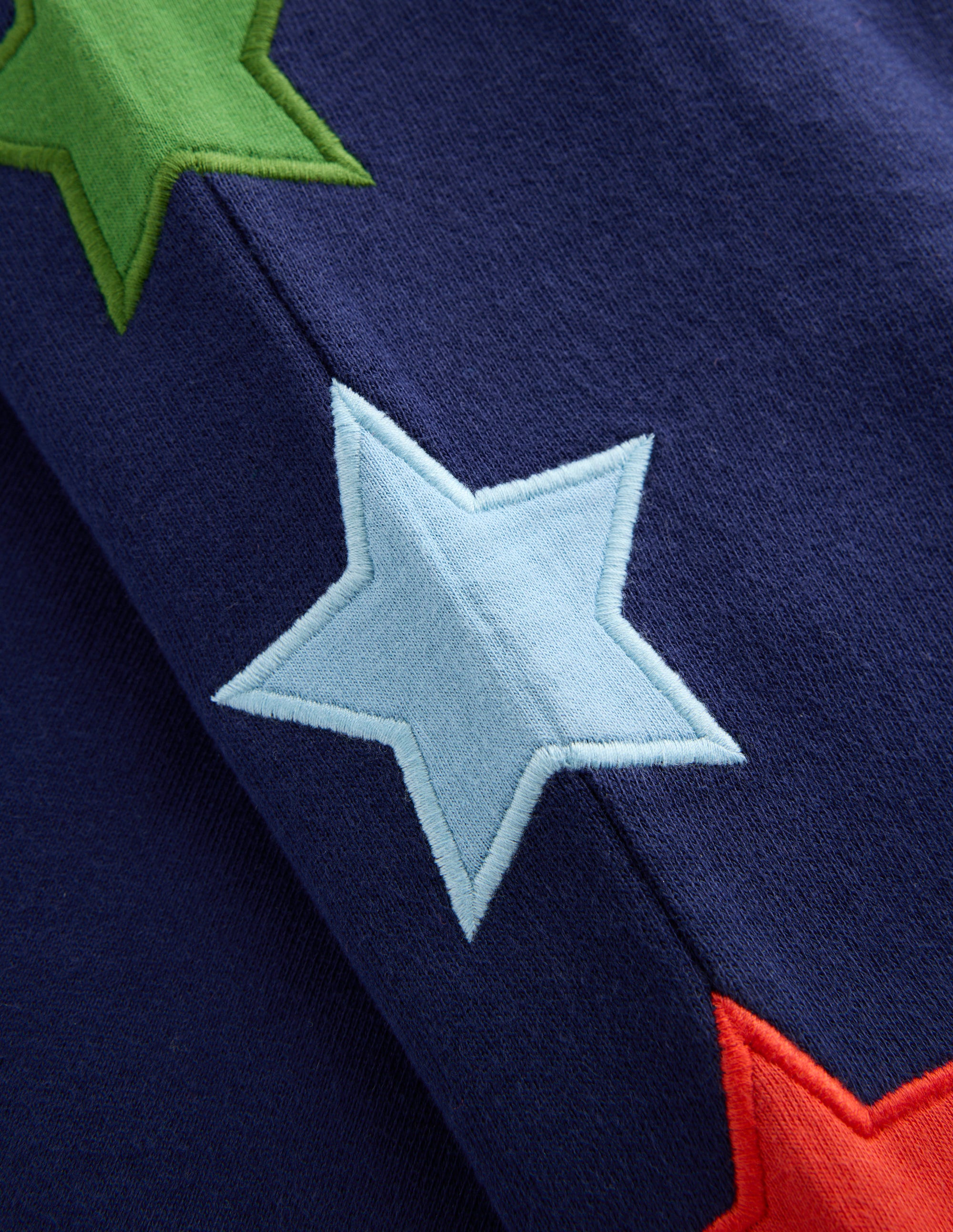 Appliqué Joggers-Star Side - Image 3