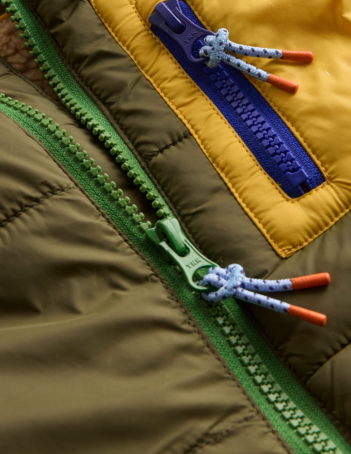 Borg Lined Gilet-Woodland Green