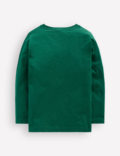 Long Sleeve Novelty 3D T-Shirt-Botanical garden Dino-2