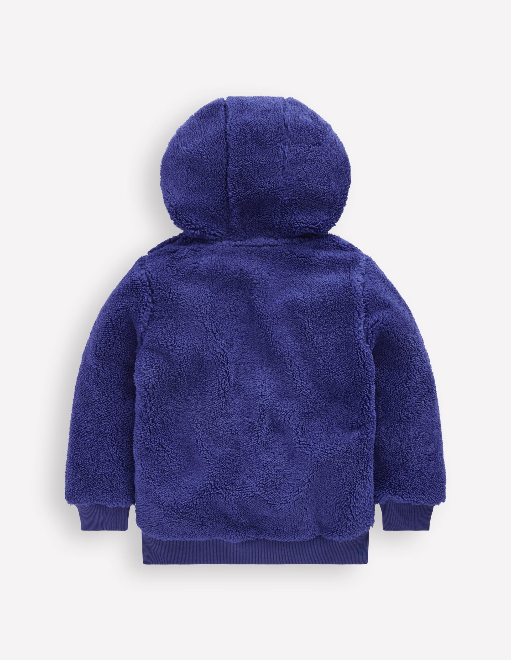 Fleece Half Zip Hoodie-Starboard Blue-2