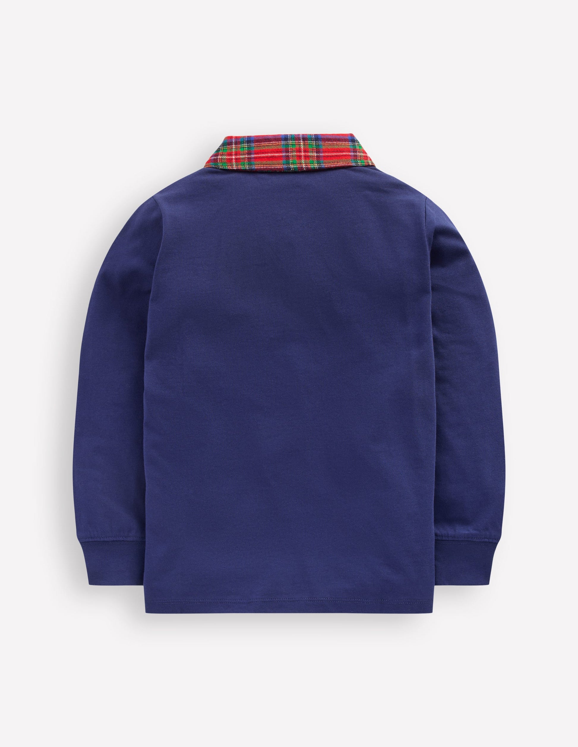 Long Sleeve Smart Polo Shirt-French Navy-2