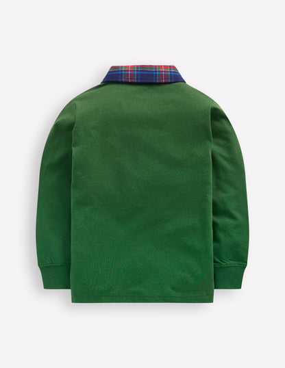 Long Sleeve Smart Polo Shirt-Eden-4