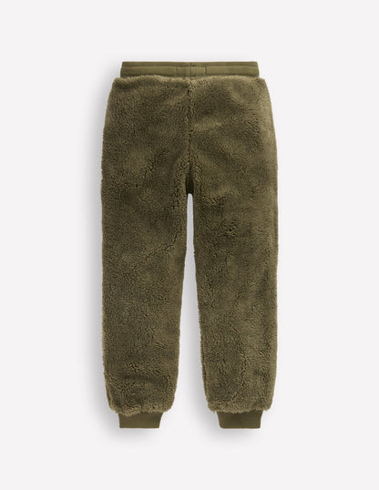 Fleece Joggers-Classic Khaki-4