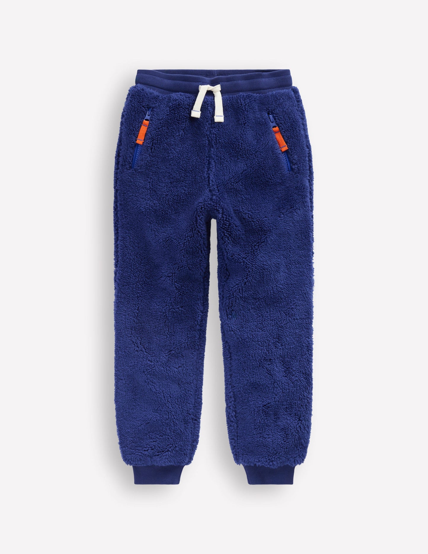 Fleece Joggers-Navy