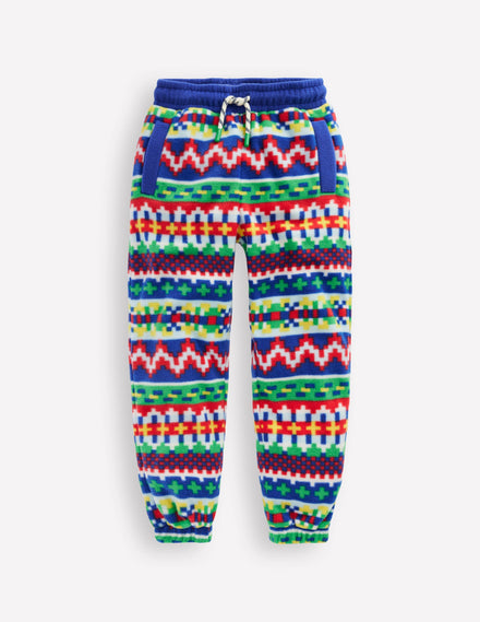 Cosy Geometric Joggers-Multi Jacquard
