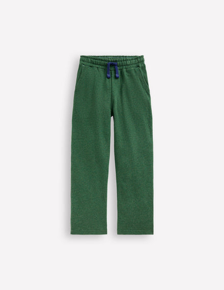 Straight Leg Joggers-Green Marl