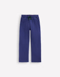 Straight Leg Joggers-Navy