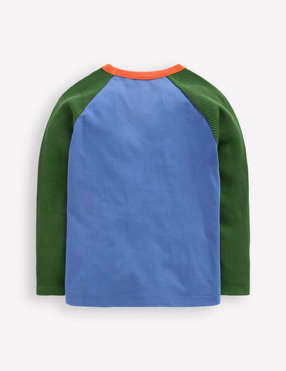Waffle Mix Raglan-Riverside Colourblock-2