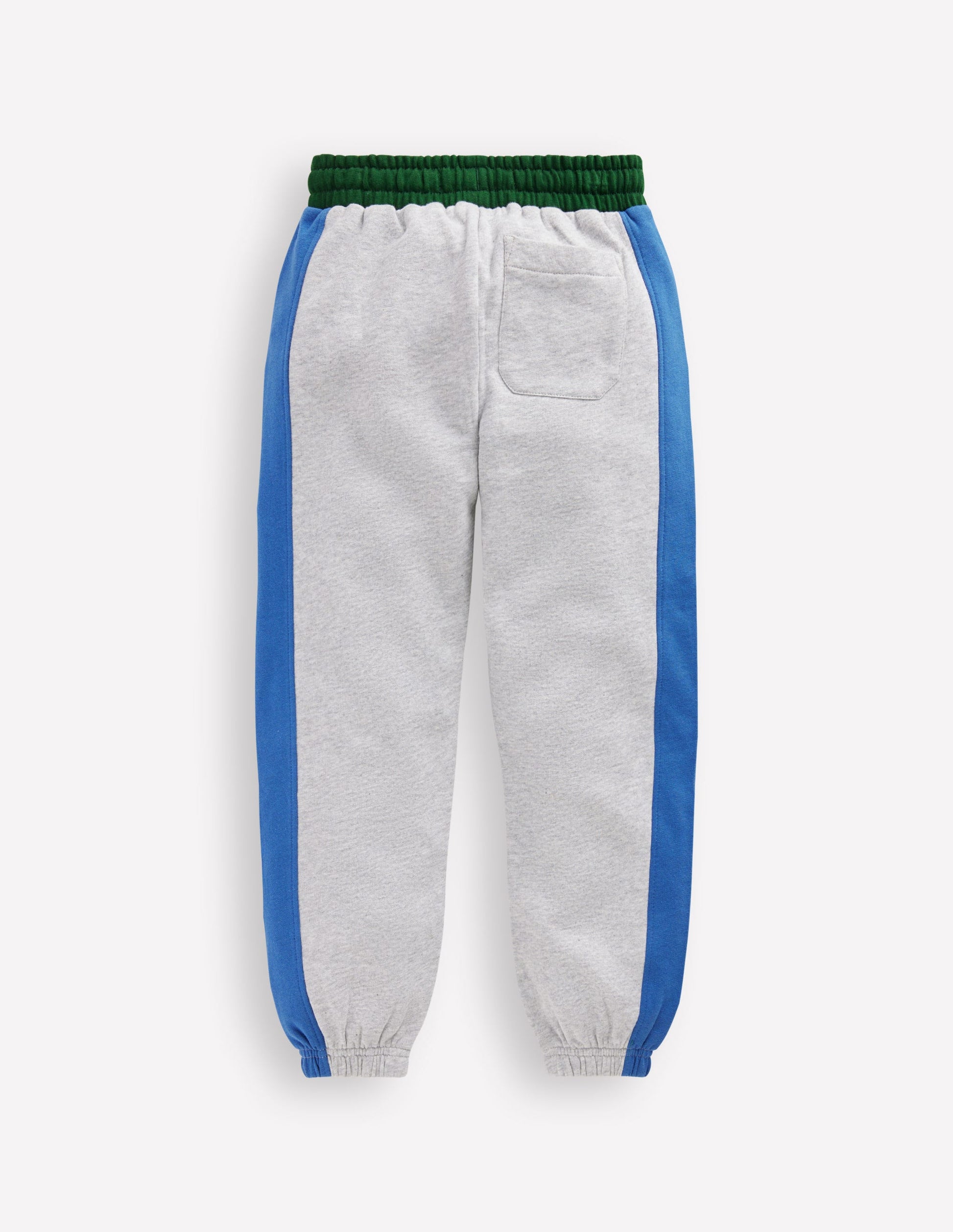 Colourblock Cuffed Joggers-Grey Colourblock-4