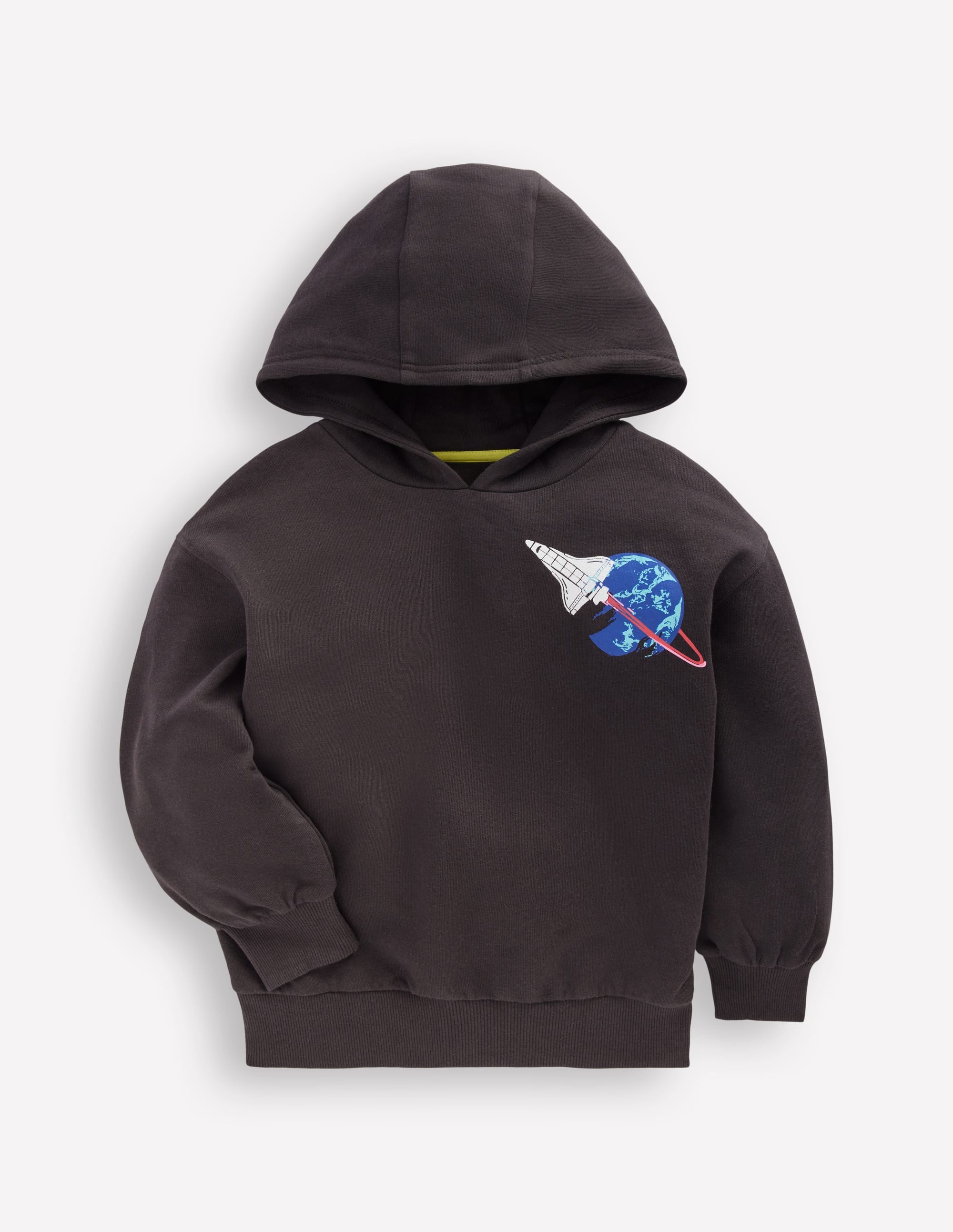 Front and Back Hoodie-Charcoal Space - Image 1