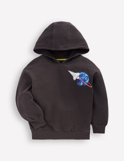 Front and Back Hoodie-Charcoal Space-1