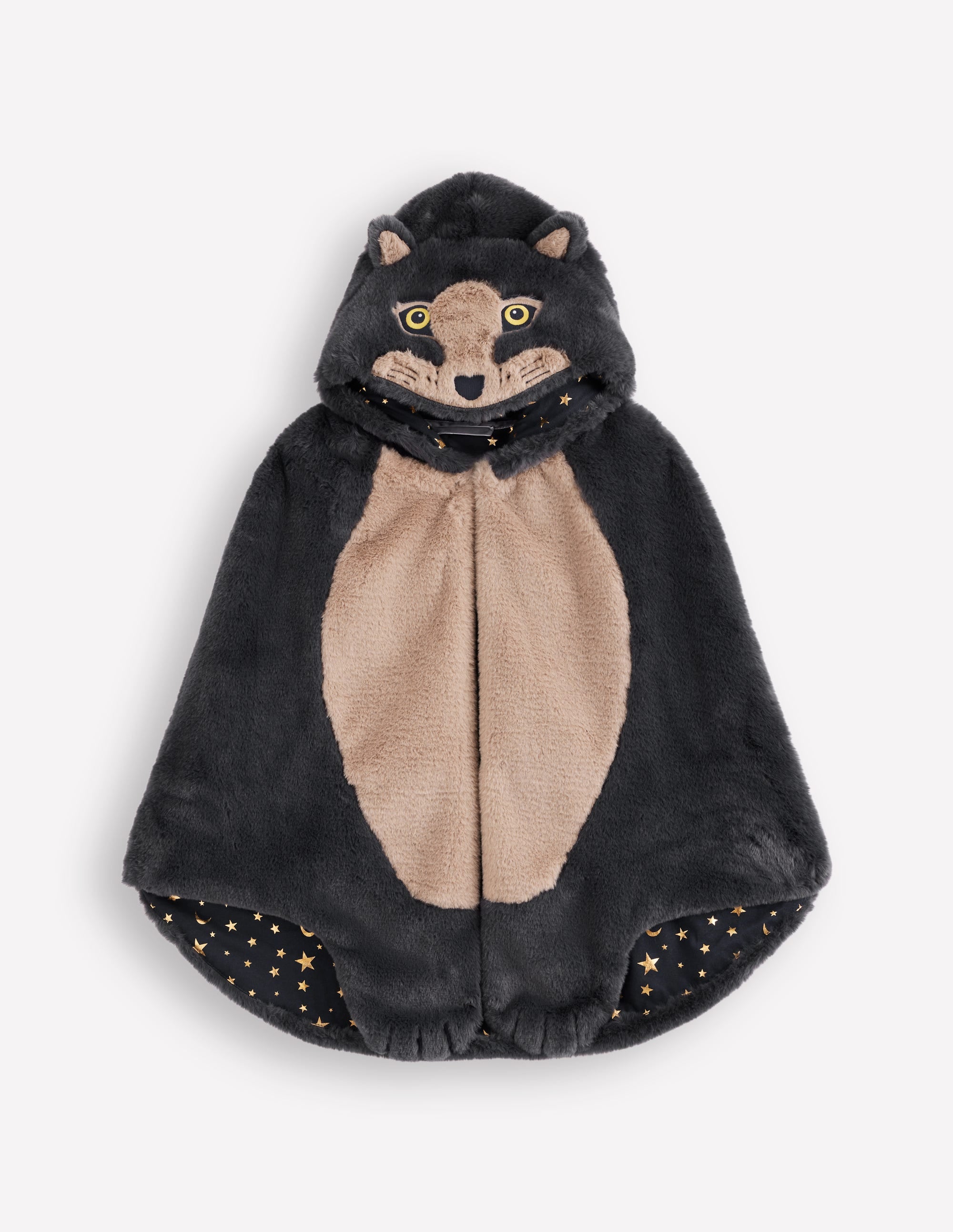 Fancy Dress Cape-Grey Wolf - Image 1
