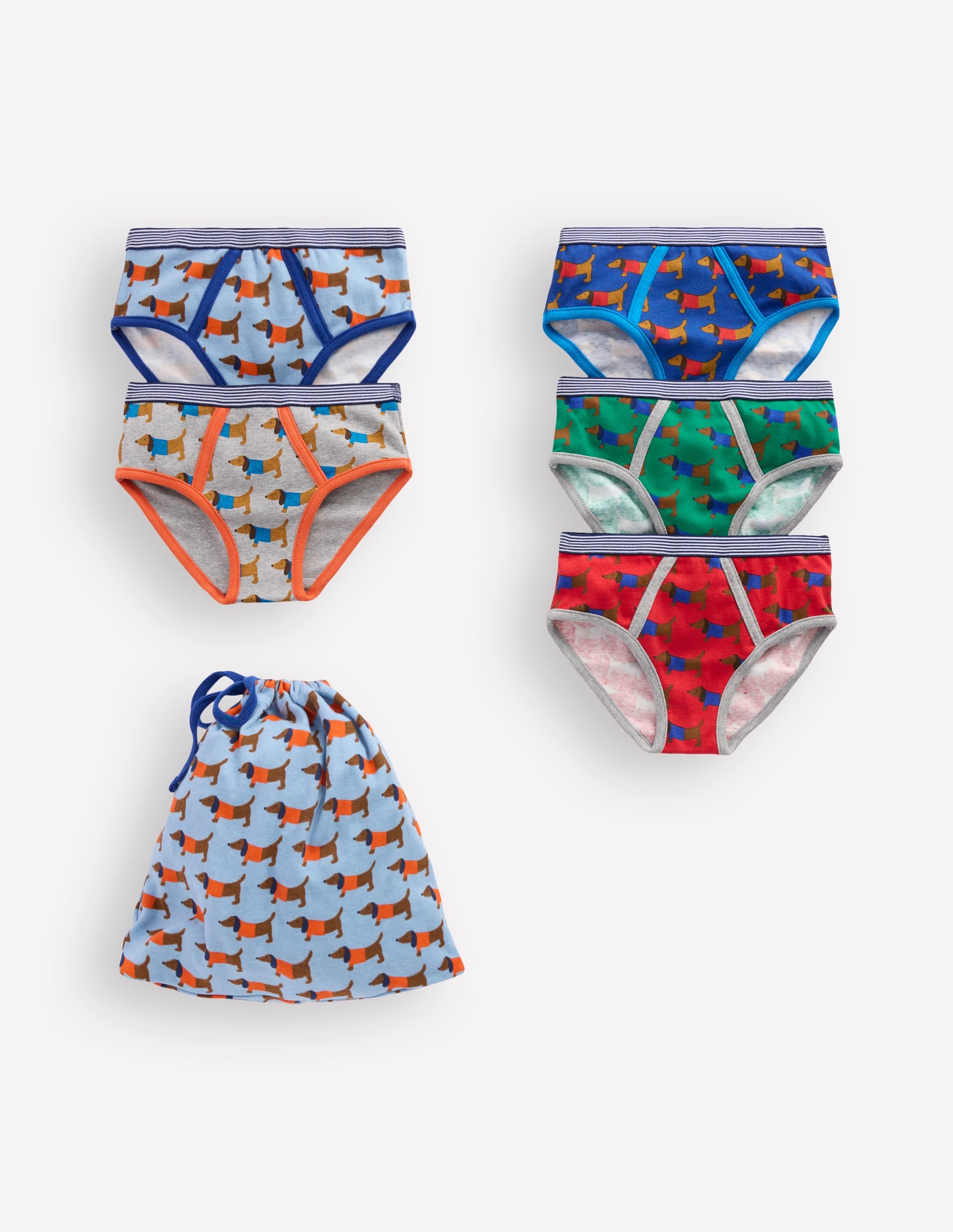 5-Pack Pants-Sausage Dogs - Image 1