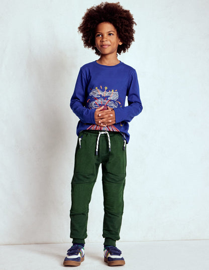 Warrior Knee Joggers-Pine Green Ripstop-1