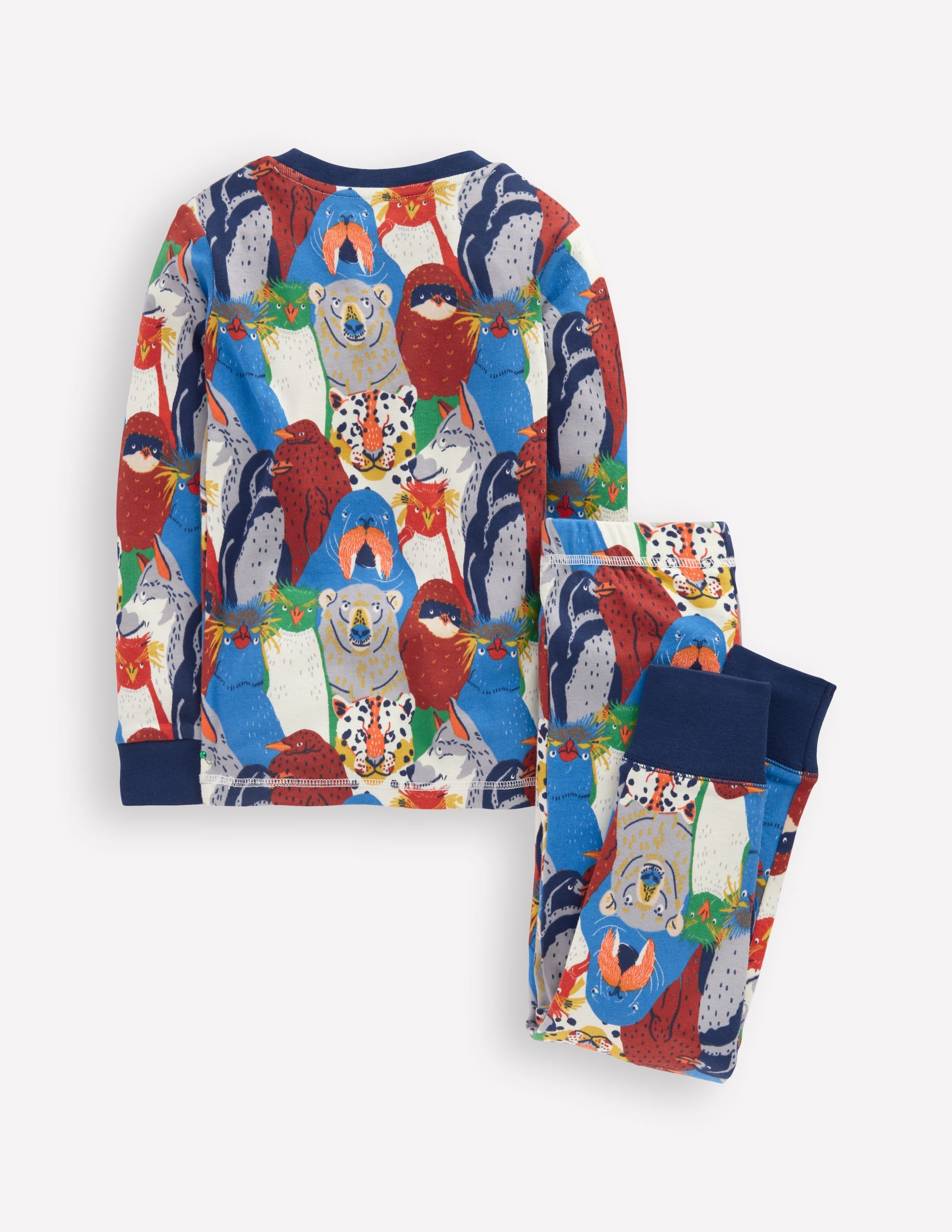 Snug Long John Pyjamas-Multi Arctic Audience - Image 2