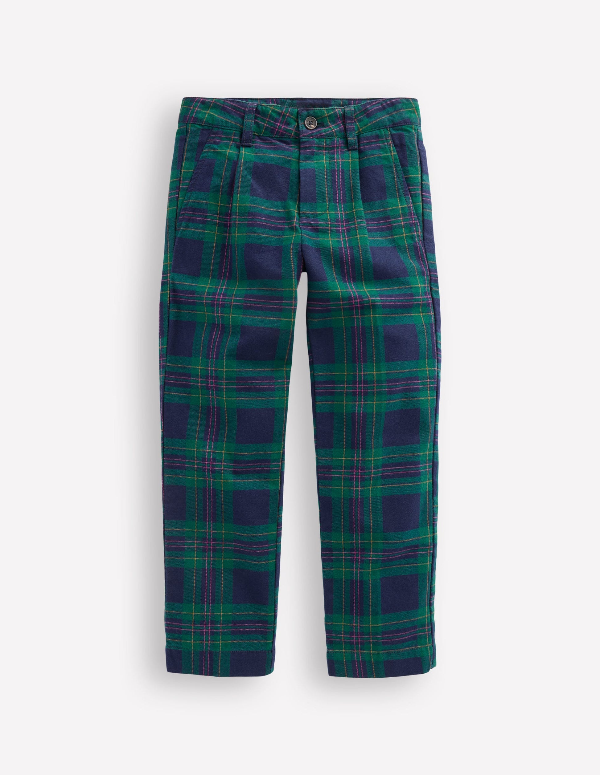 Smart Tailored Trousers-Blackwatch Check-1