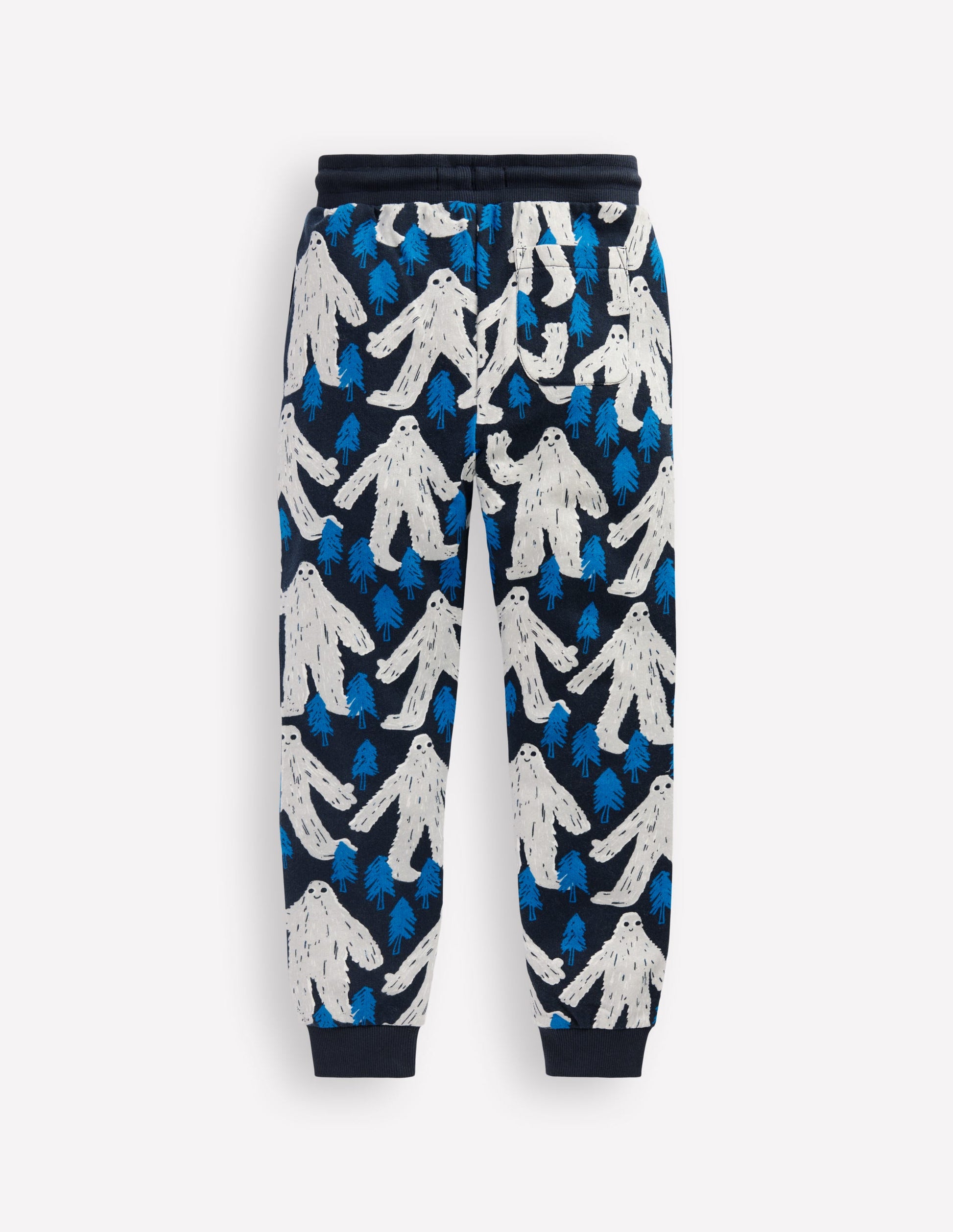 Printed Comfy Joggers-Yetti-2