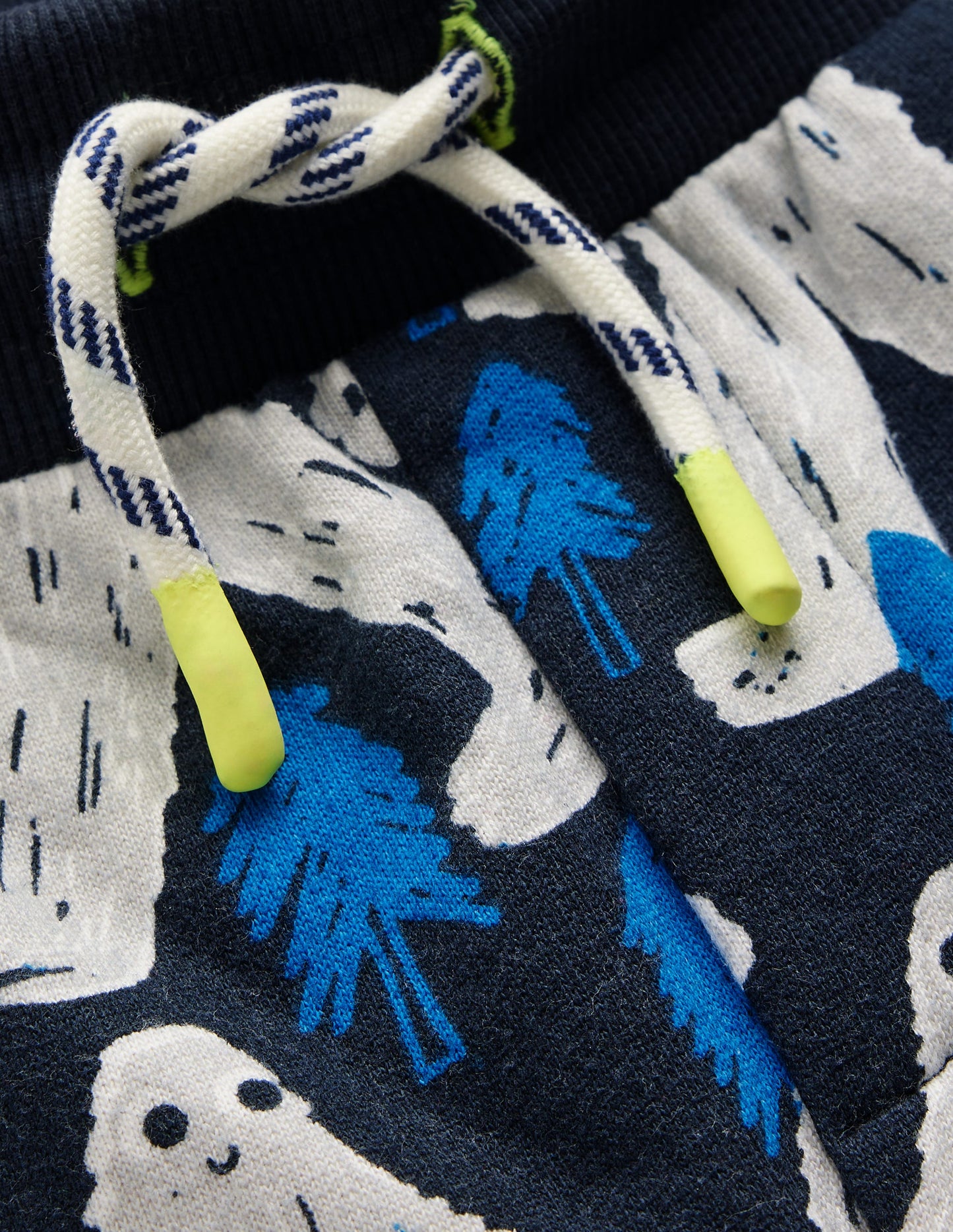 Printed Comfy Joggers-Yetti