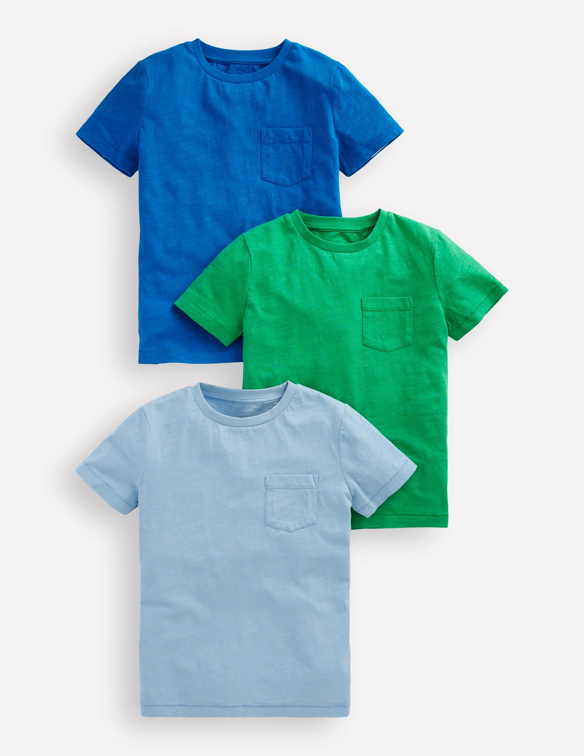 3-Pack Washed Slub T-Shirts-Joyful Multi Pack - Image 1