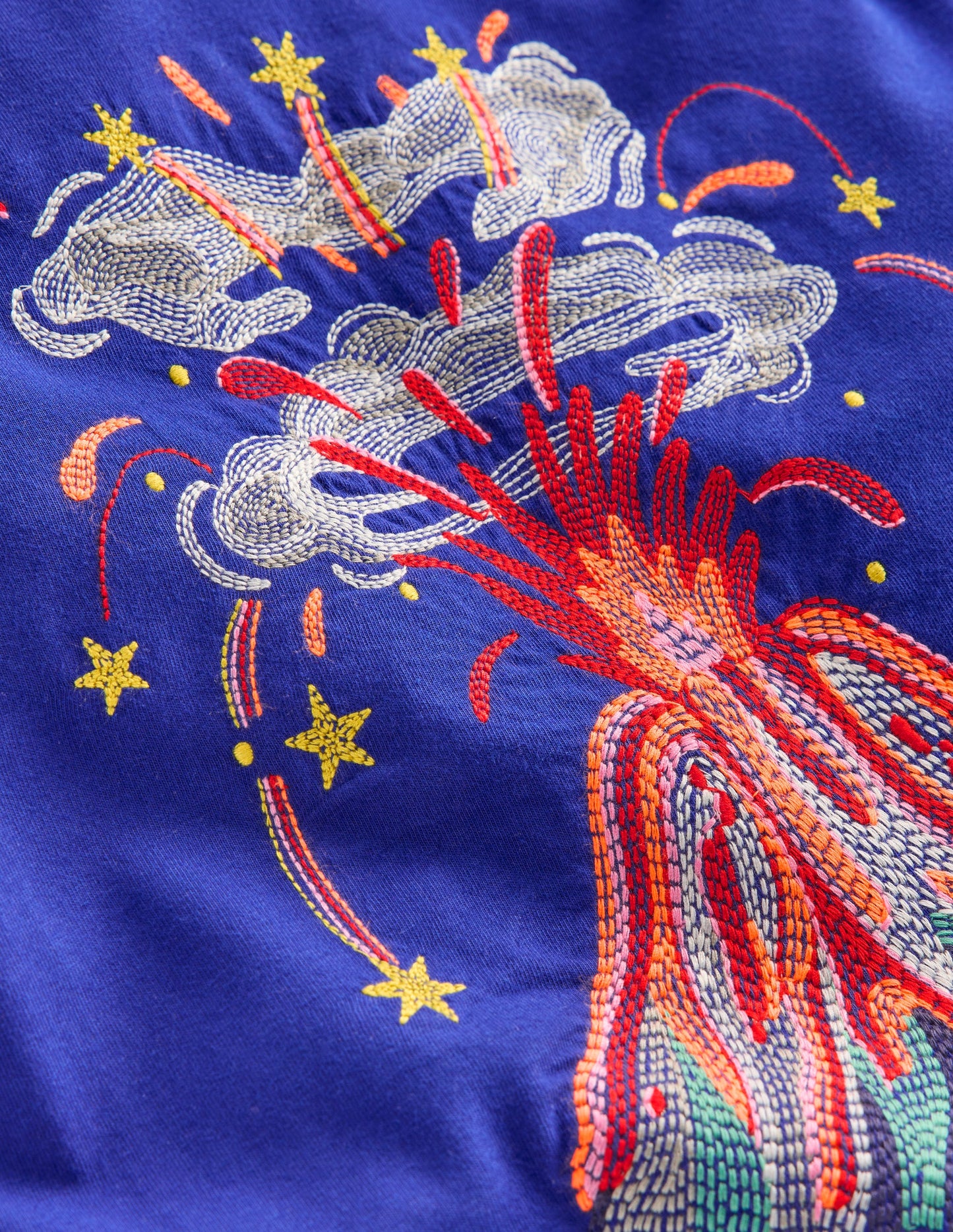 Superstitch Long Sleeve Top-Multi Volcanoes