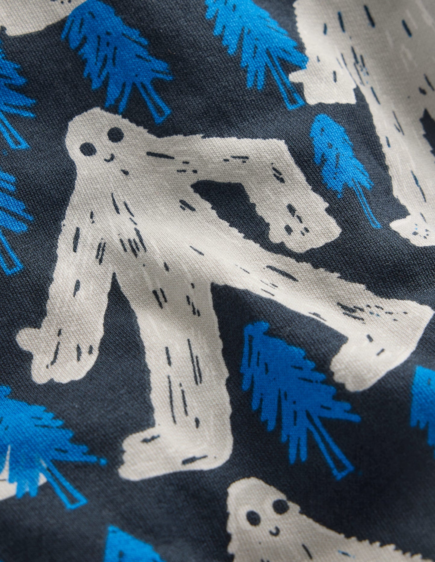 Everyday Printed Sweatshirt-Directoire Blue Yetti
