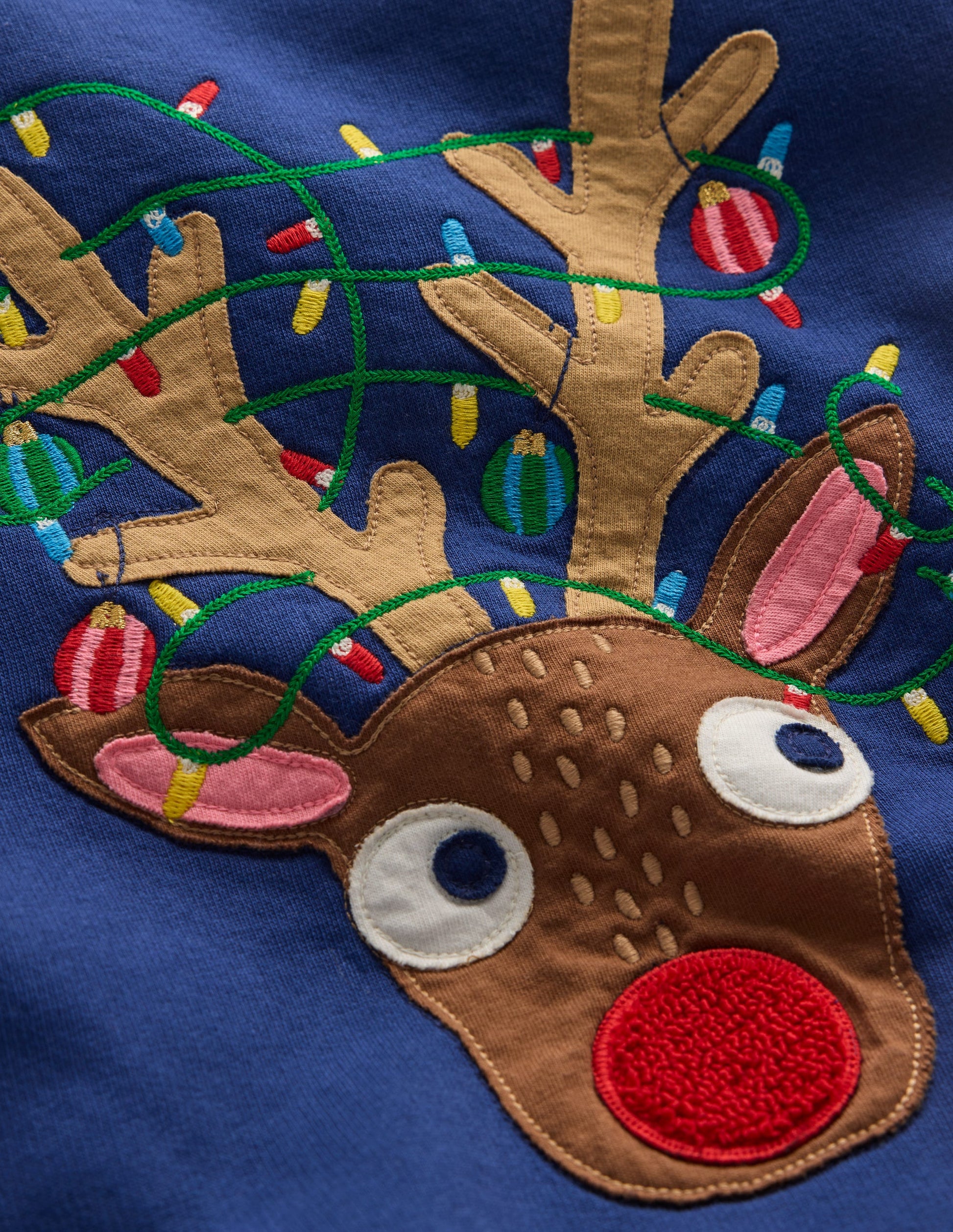 Cosy Festive Sweatshirt-Reindeer-3