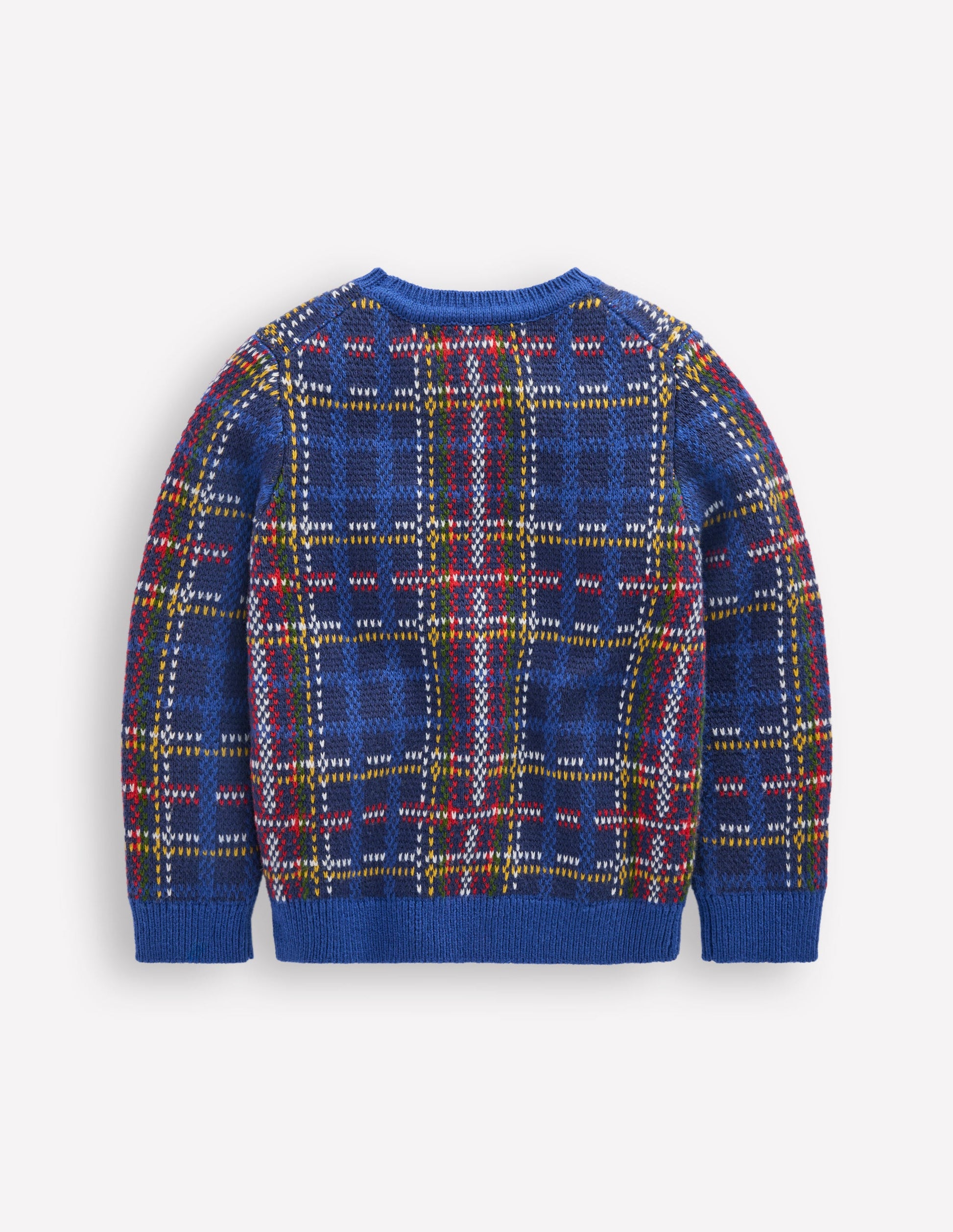 Heritage Check Jumper-Medieval Blue Check-4