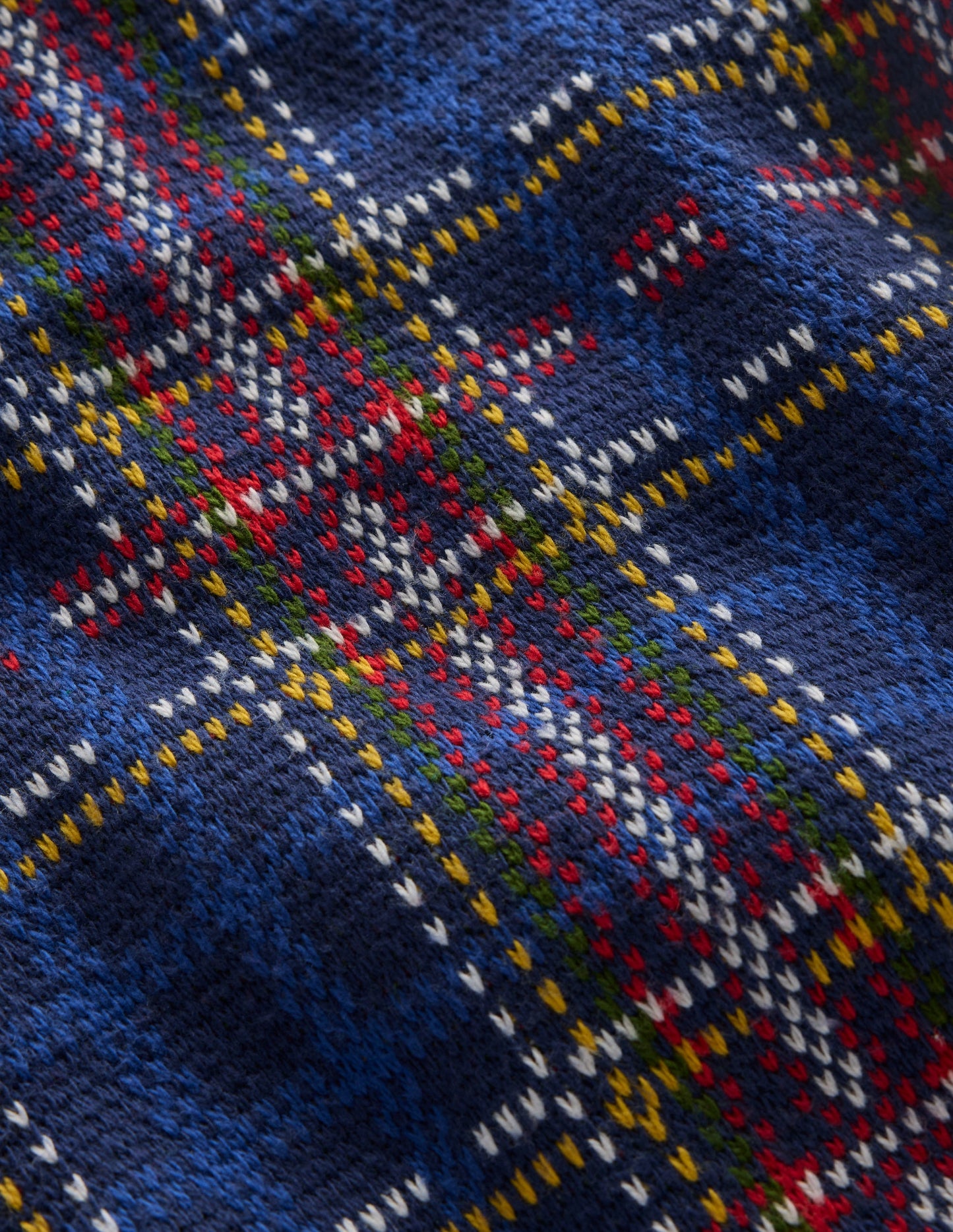 Heritage Check Jumper-Medieval Blue Check