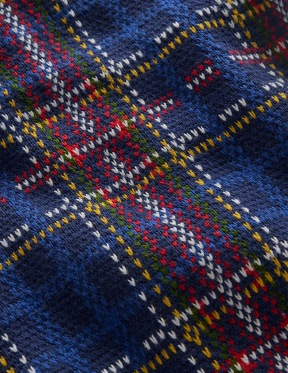Heritage Check Jumper-Medieval Blue Check-5