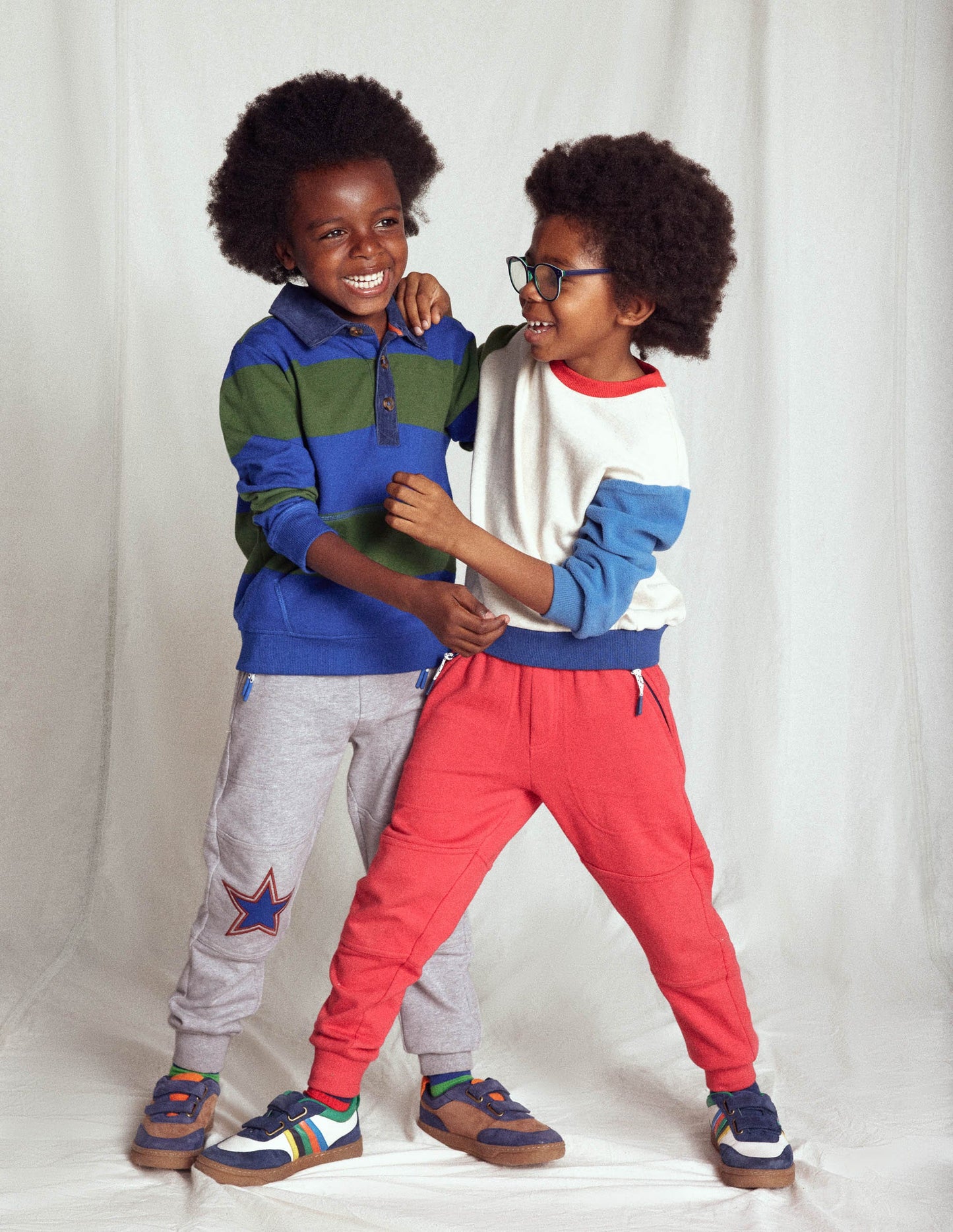 Warrior Knee Joggers-Grey Star Knee