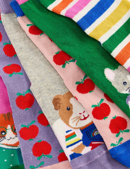 Socks 7 Pack-School Animals-2