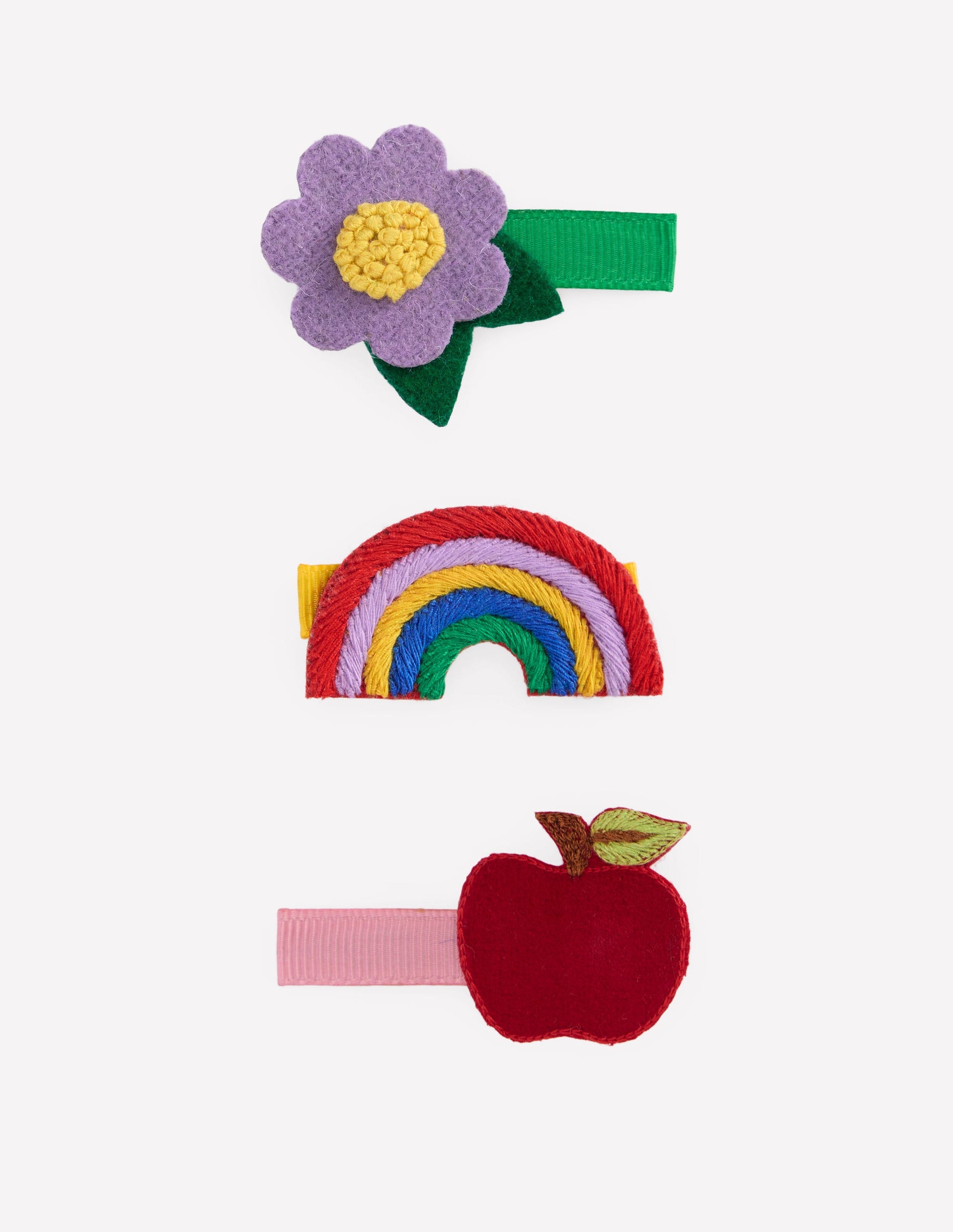 3-pack Hair Clips-Back to School-1