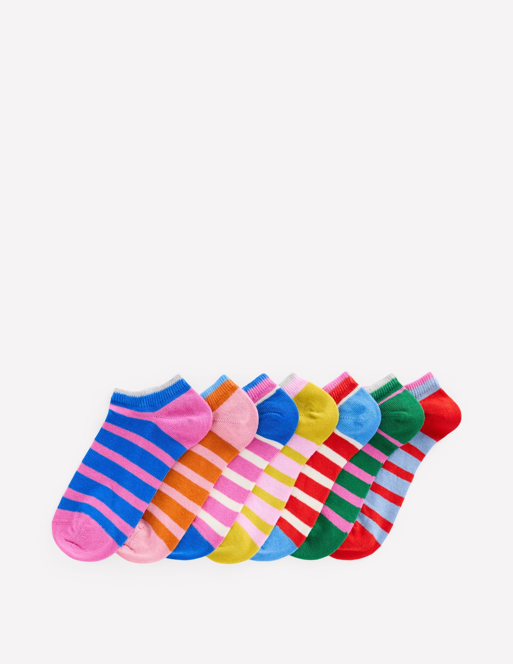 7-Pack Trainer Socks-Multi Stripe - Image 1