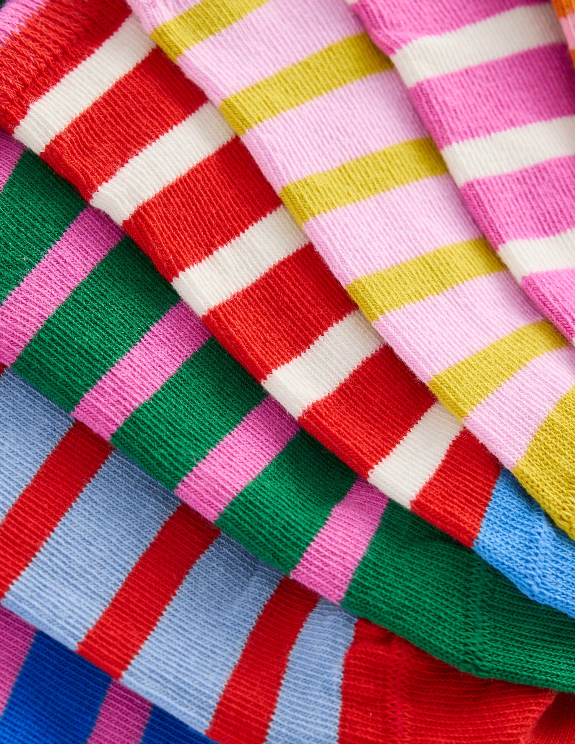 7-Pack Trainer Socks-Multi Stripe-2