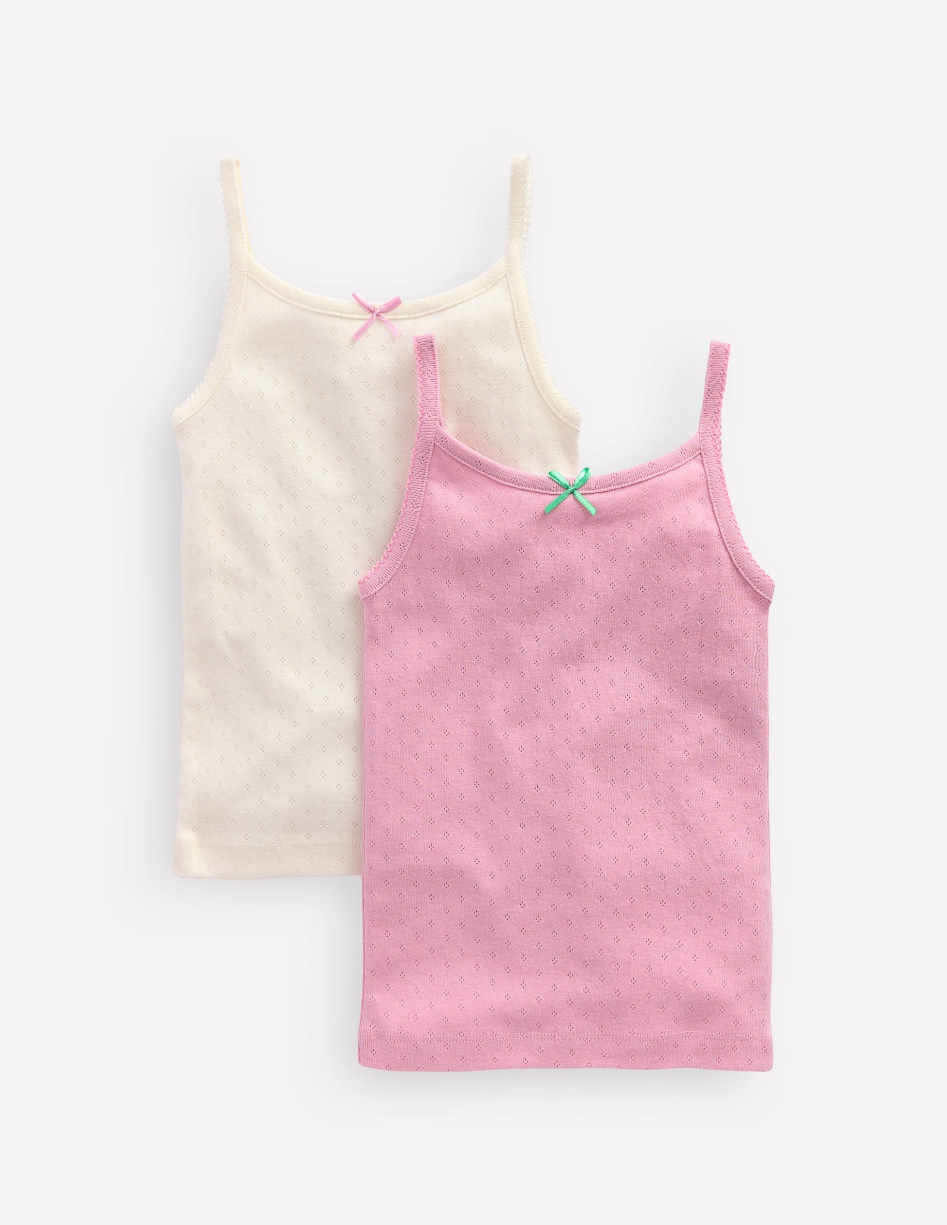 2-pack Pointelle Vests-Multi-1