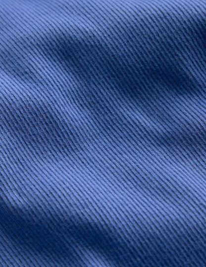 Ribbed Long Sleeve T-shirt-Bluejay-3