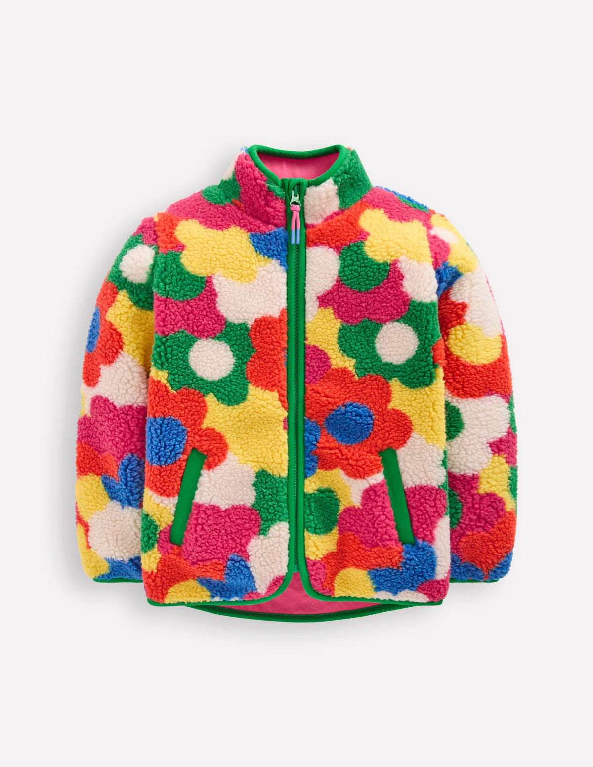 Eden Borg Zip-Through Jacket-Multi Flower Power - Image 1