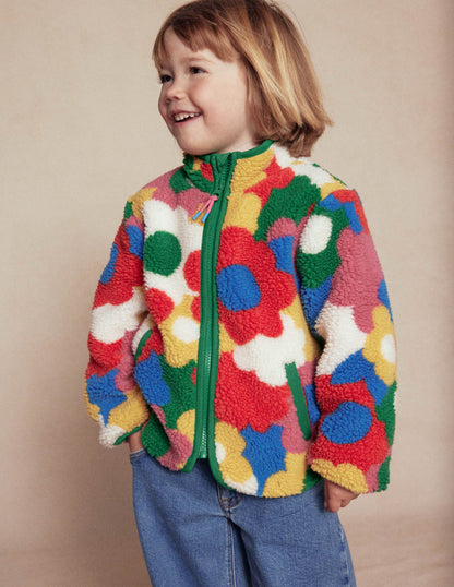 Eden Borg Zip-through Jacket-Multi Flower Power-5