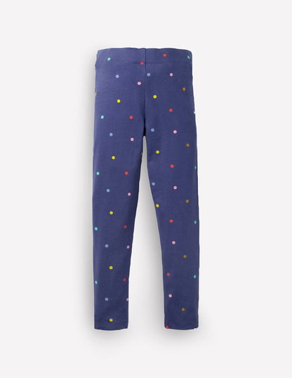 Everyday Fun Leggings-Starboard Blue Confetti Spot-2