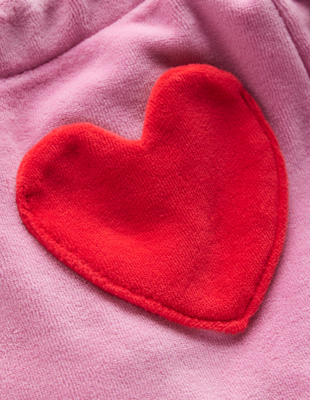 Heart Pocket Velour Jogger-Formica Pink-3