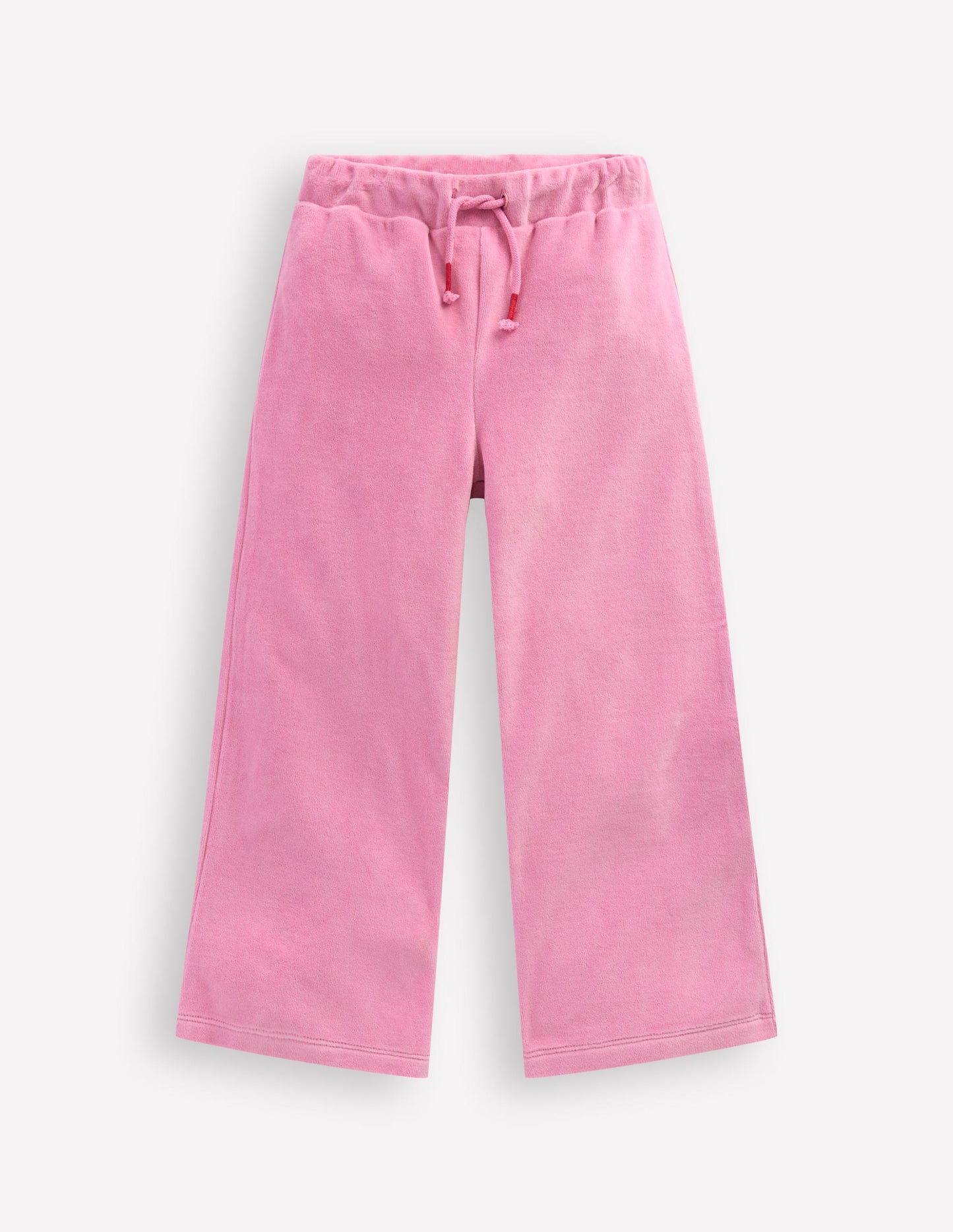 Heart Pocket Velour Jogger-Formica Pink