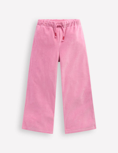 Heart Pocket Velour Jogger-Formica Pink-1