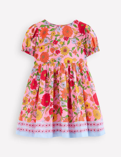 Madeline Woven Dress-Pink Floral-1