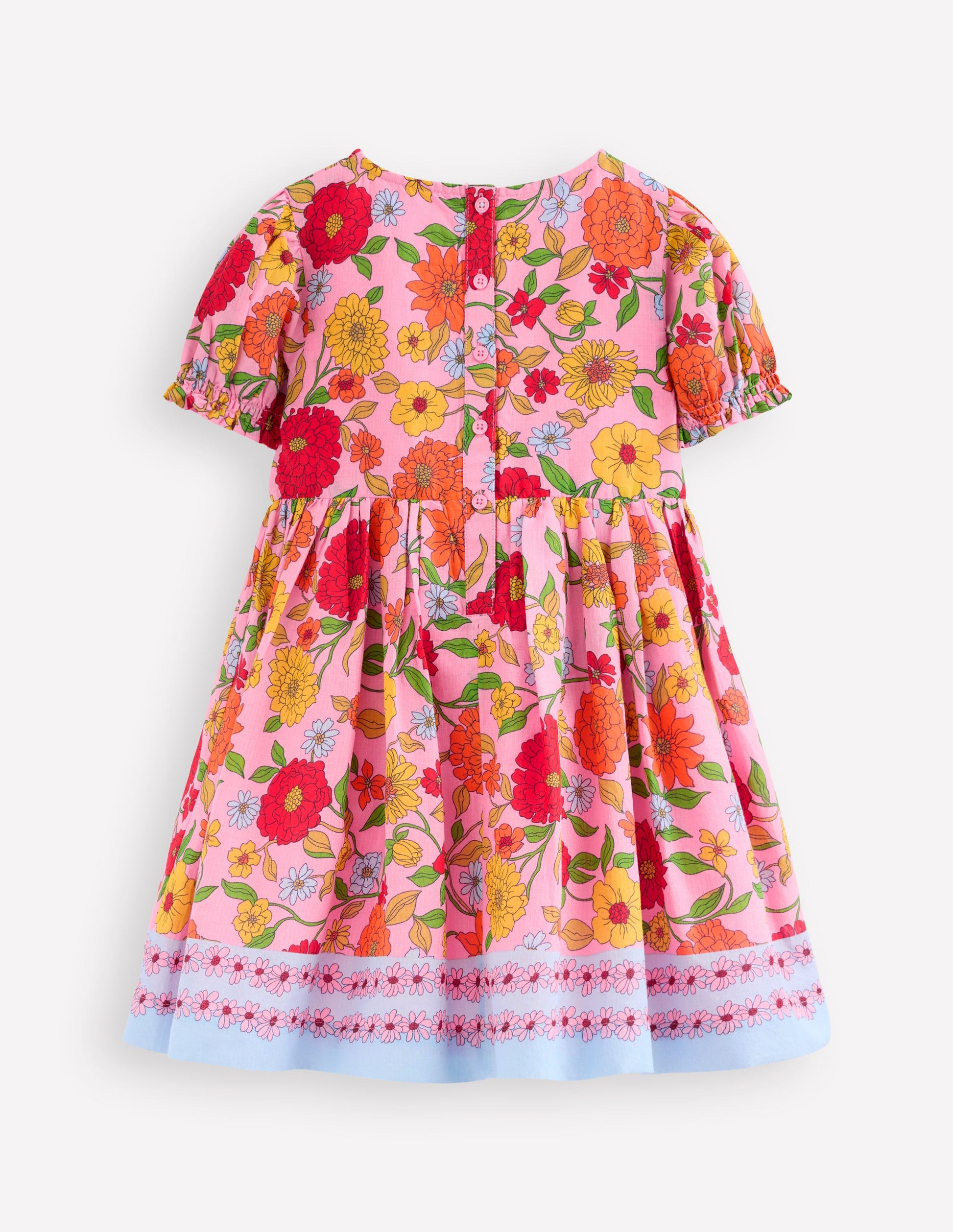 Madeline Woven Dress-Pink Floral-2